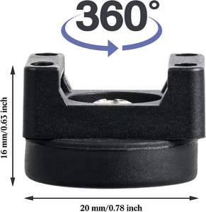 Support magnétique pour attaches zippées, support de câble multifonctionnel, aimants, gestion des câbles magnétiques, bases avec attaches zippées en nylon - Product Image 4