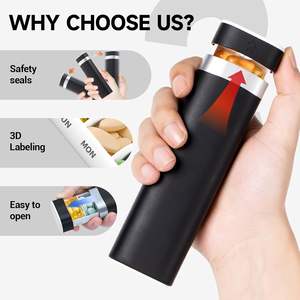 BPA gratis 7 giorni PP pillola Dispenser A-172 viaggio settimanale porta-pillole ABS integratori di plastica Organizer farmaco pillola <span class=keywords><strong>Box</strong></span> - Product Image 4