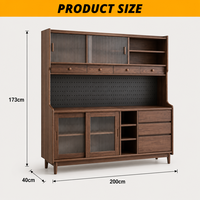 Meubles de rangement modernes haut de gamme de style américain, vente directe d'usine, prix bas, qualité durable, peinture, cadre en bois massif