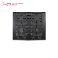 Nouvelle arrivée mode vente en gros meilleur prix design attrayant 4 brûleurs verre trempé intégré plaque de cuisson à gaz table de cuisson