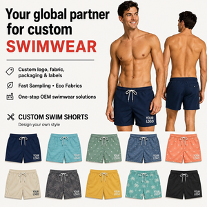 Shorts <span class=keywords><strong>de</strong></span> Baño para Hombre, Diseño Personalizado del Fabricante, Impresos, <span class=keywords><strong>de</strong></span> Nailon Reciclado, Secado Rápido, Forro <span class=keywords><strong>de</strong></span> Malla, Bolsillo Oculto - Product Image 5