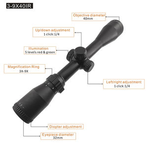 Ingrosso Fabbrica Cannocchiale da Caccia 3-9x40 con Tubo da 25,4 mm Ottica Tattica - Product Image 3