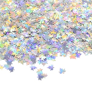 Ultrathin Autumn Fall Leaf Glitter Nail Art Sequins Tips for Manicure Mixed Size Fall Leaves Glitter <b>Weeds</b> Flakes Nail Supplies - Product Image 1