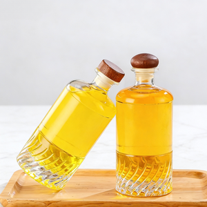 Bouteilles en verre personnalisées professionnelles 16oz 500ml, bouteilles en verre vides pour vin <span class=keywords><strong>de</strong></span> fruits, boissons aux <span class=keywords><strong>prunes</strong></span>, kombucha avec bouchon en liège - Product Image 1