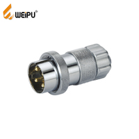 WEIPU 25A 30A Connecteur de fil à verrouillage rapide mâle Connecteur circulaire en cuivre industriel 4/7pin