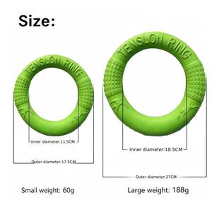 Jouet pour chien en silicone, anneau volant, jouet à mâcher, lanceur de balle, jouet d'entraînement pour jouer en extérieur - Product Image 5