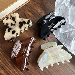 Acessório de Estilo de Cabelo Luxuoso Yuxi de 7cm, Clipes de Cabelo em Acetato de Alta Qualidade para Decoração Diária Feminina - Product Image 1