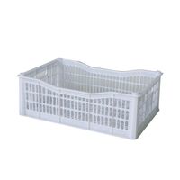 Boîtes de rangement empilables multifonctionnelles en plastique perforé, de qualité supérieure, écologiques et durables