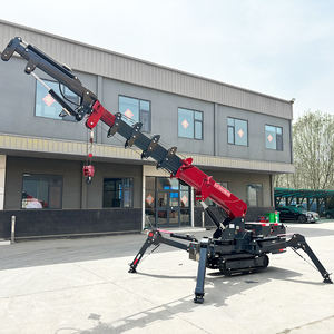 Grúa de araña móvil sobre orugas de construcción de 3 toneladas Mini grúa de araña pequeña con orugas de 3 toneladas - Product Image 4