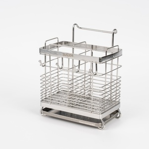 Estante de Almacenamiento para Platos de Acero Inoxidable 304, Ajustable, Multifuncional, Tipo Mesa, para Cubiertos y Vajilla - Product Image 4