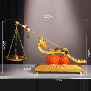 พึงพอใจของประดับตกแต่งบ้านสไตล์จีนใหม่ห้องนั่งเล่นเครื่องประดับทีวีของขวัญขึ้นบ้านใหม่ - Product Image 1