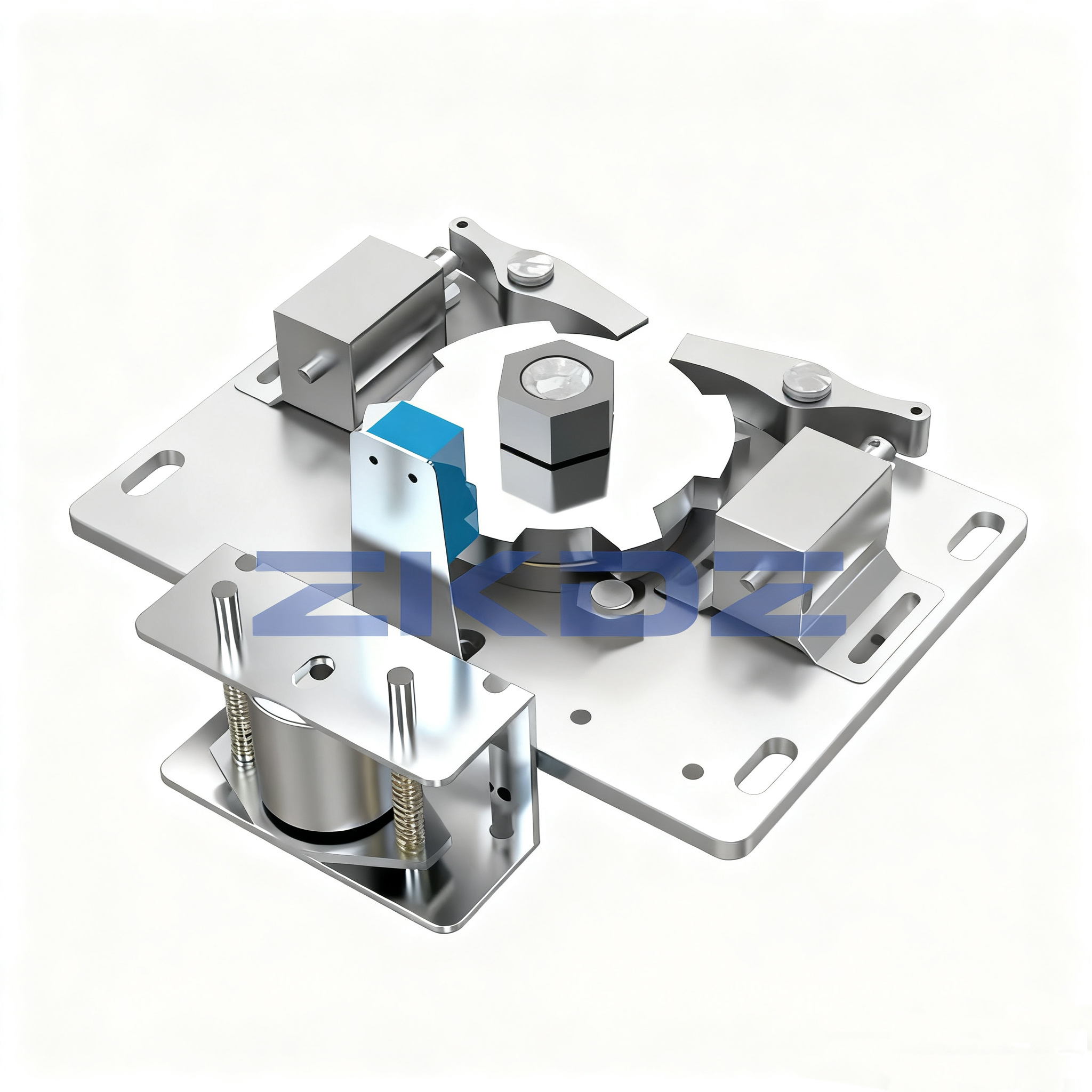 Silver Tripod Turnstile Mechanism