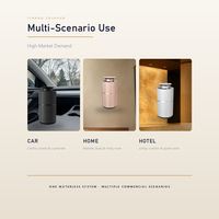 Diffuseur d'huiles essentielles sans eau, rechargeable par USB, mini diffuseur d'arômes en aluminium pour voiture, maison, hôtel, OEM, ODM, vente en gros
