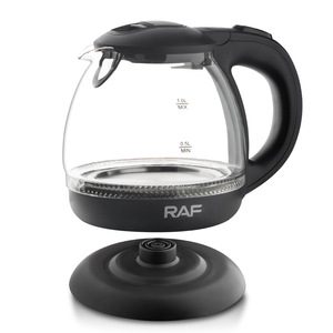 Petite bouilloire électrique intelligente en verre transparent de 1L pour thé et eau - Product Image 4
