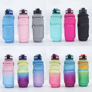 Sac de transport personnalisé en néoprène pour bouteille d'eau, avec bandoulière réglable, résistant à l'eau bouillante, anti-corrosion, écologique - Product Image 6