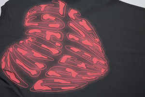 T-shirt unisexe en coton tricoté 100% respirant et doux, col rond, avec logo personnalisé, motif lettres streetwear, haute qualité, très vendu, écologique - Product Image 5