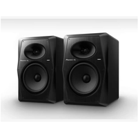 Moniteurs de studio haut de gamme Pioneer DJ VM-80 8 pouces |   Woofer en Kevlar, basses fréquences 34 Hz |   Calibrage de la salle DSP |   pour la production musicale et Pro S