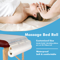 Bon marché Vente en gros Jetable Rose PP Non Tissé Doux Massage Couverture de Lit Rouleau de Papier pour Table de Massage