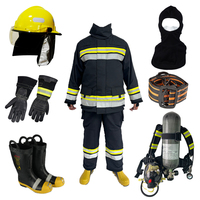 Gants de pompier certifiés EN659 en Kevlar, résistants à la chaleur, imperméables et anti-coupure pour les opérations de sauvetage en cas d'incendie structurel