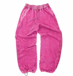 Pantalon de survêtement lavable 100% coton Logo personnalisable Pantalon long lourd de haute qualité pour hommes - Product Image 5