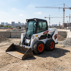 รถตักล้อยางมือสอง Bobcat S550 ชั่วโมงการทำงานน้อย สภาพดี รถตักขนาดกะทัดรัด พร้อมบุ้งกี๋แบบถอดเร็ว ขาย - Product Image 1