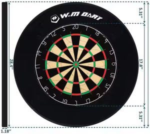 <span class=keywords><strong>Win</strong></span>.max EVA noir réversible jeu de fléchettes Surround mur protecteur fléchettes Collection jeu de fléchettes Surround est facile à assembler - Product Image 5