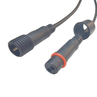 Câble Connecteur Étanche M12 2 3 4 5 Broches IP67 Mâle Femelle en Cuivre, Cordon d'Alimentation 12V 24V pour Système d'Éclairage LED Industriel