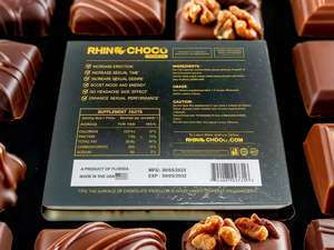 Поддерживает здоровье простаты, повышает жизнеспособность и либидо, индивидуальная Подарочная коробка черная коробка мужской энергии и выносливость мака шоколад - Product Image 3