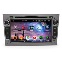 DVD Navigasi Mobil Android 16 7 Inch Warna Abu-abu untuk Opel Vauxhall Astra Corsa Zafira 2004-2011 Wireless CarPlay DSP 8GB 128GB Stok EU