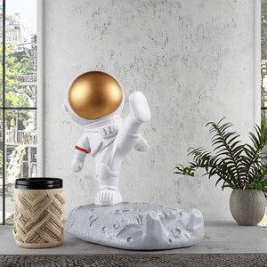 Soporte Creativo y Lindo para Teléfono Móvil con Diseño <span class=keywords><strong>de</strong></span> Búho Pintado a Mano, Ideal para Ver Series y Películas, con Temática <span class=keywords><strong>de</strong></span> Anime y Astronautas - Product Image 3