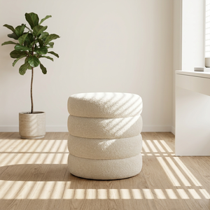 Modern Style Indoor Ottoman Seat <strong>Stool</strong> <strong>Storage</strong> 40*40*42CM Home Furniture Living Room Hotel Customizable Color Direct Jiangpai - Product Image 2