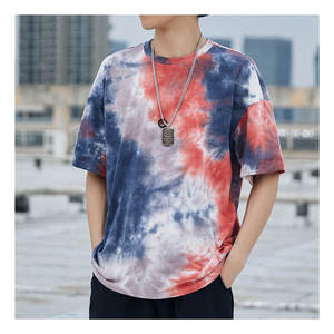 <span class=keywords><strong>Ropa</strong></span> de hombre camisa dos colores camiseta tinte camiseta Tie Dye mameluco Tye Dye camisas - Product Image 3