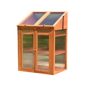 Garden Furniture <strong>Mini</strong> <strong>Wooden</strong> Cold Timber Frame Outdoor Plant Storage Grow House <strong>Greenhouse</strong> for Sale - Product Image 2