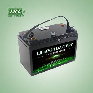 Trạm Điện Cắm Trại Di Động Đa Năng Đơn Giản Bộ Pin Lifepo4 12V 60ah 100ah Kèm Bật Lửa <span class=keywords><strong>USB</strong></span> Tấm Năng Lượng Mặt Trời - Product Image 1