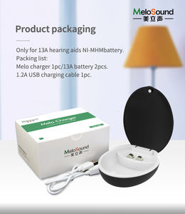 <span class=keywords><strong>Chargeur</strong></span> de batterie pour appareil auditif <span class=keywords><strong>rechargeable</strong></span> Melosound <span class=keywords><strong>312</strong></span> avec produits auditifs et auditifs - Product Image 6