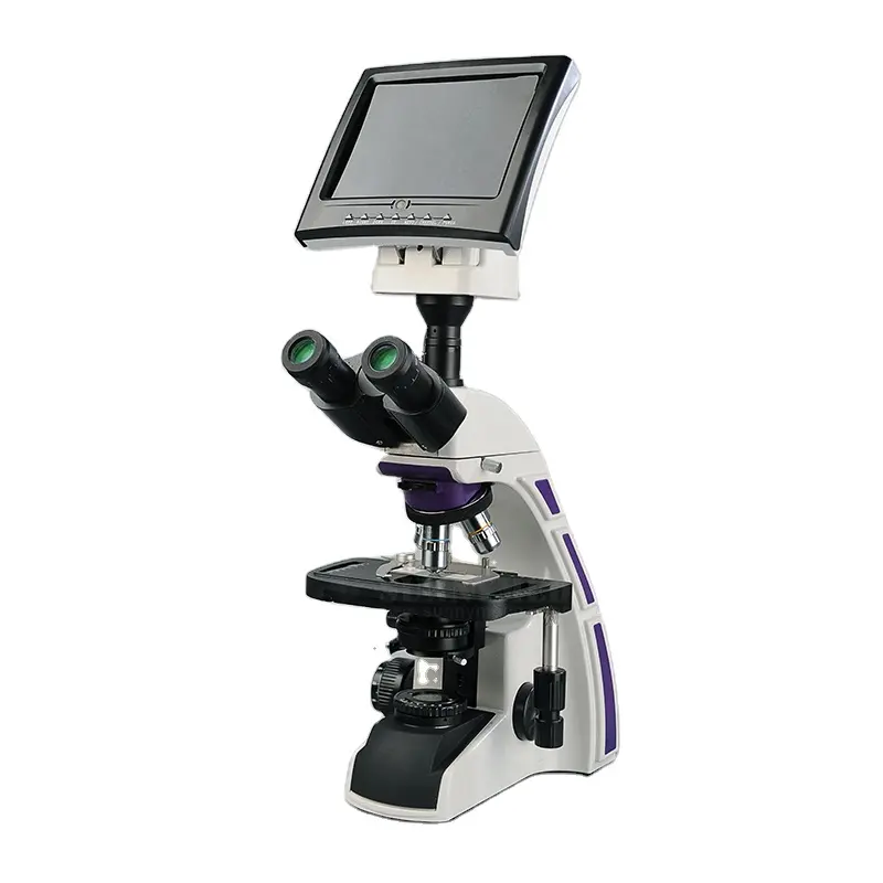 SY-B129T Numérique Microscope LCD Numérique Microscope Biologique Prix pour Laboratoire