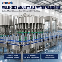Machine de remplissage d'eau potable minérale entièrement automatique 6000-12000 BPH / Usine d'embouteillage pour usine d'eau