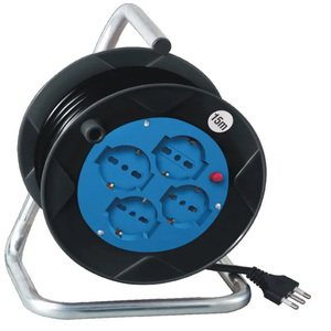Tambour enrouleur de câble de rallonge électrique italien 4 prises 16A 15m <span class=keywords><strong>25m</strong></span> longueur personnalisée 3G1.5 - Product Image 5