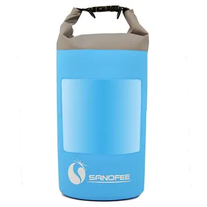 New Design! Outdoor 500d Pvc Dry Bag with Transparent Window Waterproof Dry Bag