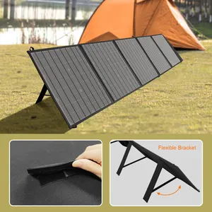 200w pliable monocristallin 18v chargeur pliant portable camping en plein air solaire panneau