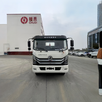 Camion benne à bras articulé HOWO 5 m³ avec bac de collecte pour la gestion des déchets dans la construction municipale