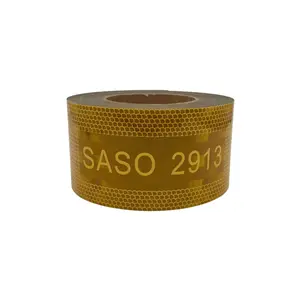 Aluminized Metalized SASO 2913 Retro Reflective Conspicuity Tape for Saudi Arabia