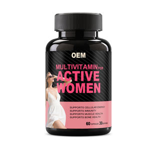 Cápsulas multivitamínicas y minerales para mujer de etiqueta privada con colágeno marino y ácido hialurónico multivitamínico para mujeres - Product Image 1