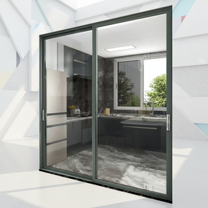 Systèmes de triple vitrage à rupture de pont thermique sur mesure, design minimaliste, portes coulissantes et levables, <span class=keywords><strong>gris</strong></span> <span class=keywords><strong>anthracite</strong></span> RAL <span class=keywords><strong>7016</strong></span> - Product Image 1