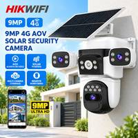 CB621SR 12MP Dual Band WiFi Tenaga Surya 360 °   Kamera Keamanan Luar Ruangan PTZ Penglihatan Malam 3 Sudut Pandang Deteksi Manusia AI Cloud