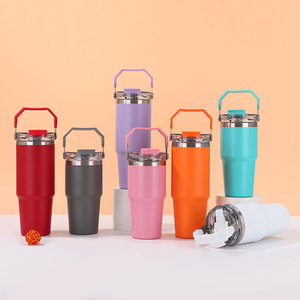 Vaso de Vidrio de Doble Pared Personalizado de 30 oz de Gran Capacidad, Taza para Uso Doméstico, Tapa Transparente con Pajita, Lindo Diseño de Dibujos Animados, Regreso a Clases - Product Image 3