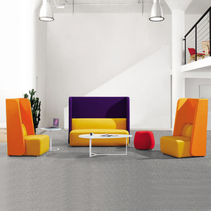 Canapé modulaire décontracté populaire chaise à dossier haut canapé de bureau d'intimité bureau aire de repos - Product Image 5