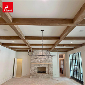 Allandgroup - Viga <span class=keywords><strong>de</strong></span> <span class=keywords><strong>Madera</strong></span> Laminada Decorativa Lisa <span class=keywords><strong>de</strong></span> Alta Calidad, Imitación Roble Blanco, <span class=keywords><strong>para</strong></span> Techo Bajo - Product Image 1