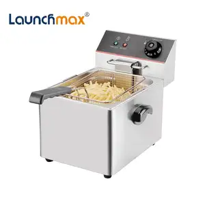 Commercial Thermostat Control Electric Fryer Single Tank Fryer Industrial Deep Fryer good for restaurant hotel snack shop