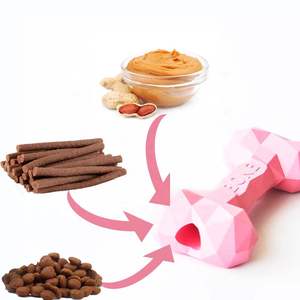 צעצוע כלב גומי עבור שיניים בצורת יהלום אגרסיבי בצורת יהלום כלב שיניים עבור שיניים & צעצוע של שיניים חניכיים חבל - Product Image 2